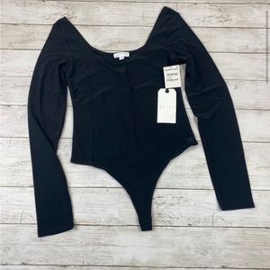 Black Long sleeve body suit